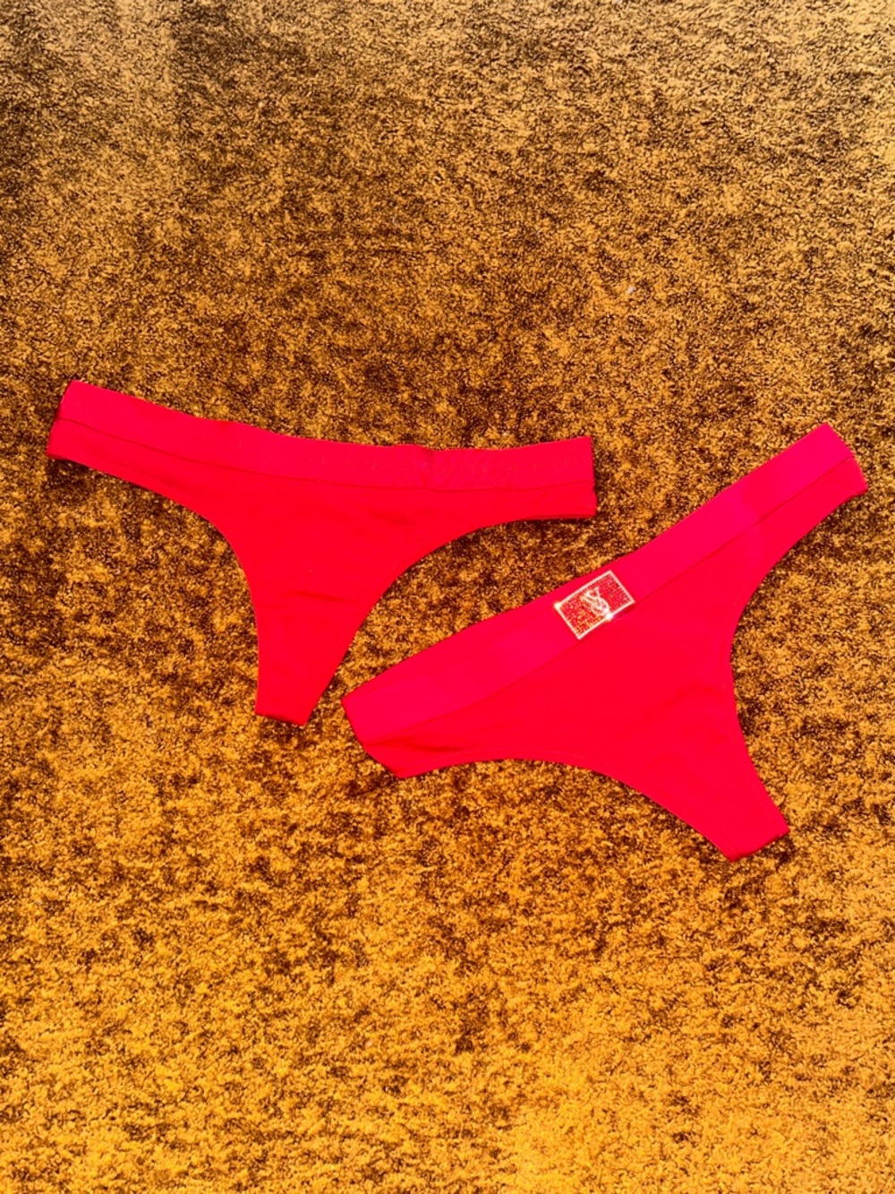 Victoria's Secret Hot Pink Bikini Thong Panties - Pair